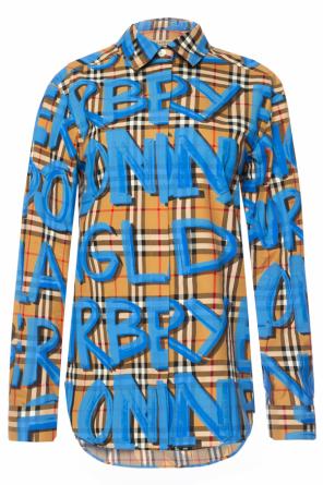 Shirt with a printed logo, zdjęcie 1 Shirt with a printed logo od Burberry